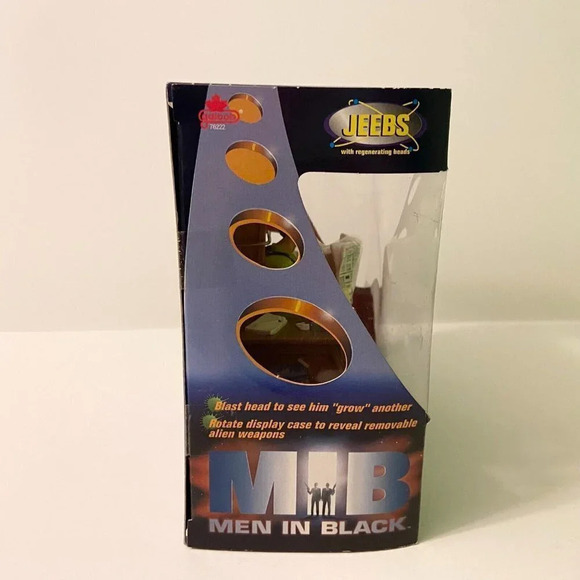 Vintage 1997 Men In Black MIB Jeebs Rotating  Head Action Figure Desk Galoob - Picture 3 of 16